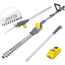 Akku Teleskop Heckenschere Hochentaster, S&auml;bels&auml;ge 2in1 mit 20V/2Ah Akku