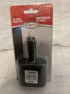 RoadPro 12V 2 Outlet Adapter RP-2232