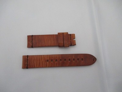 GENUINE Leather Shinola usa watchstrap watch band strap 20mm  cognac