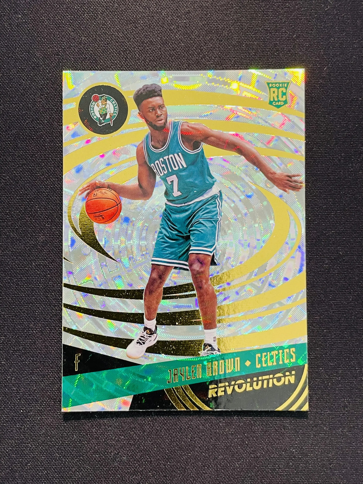 2016-17 Panini Revolution Jaylen Brown RC Rookie #107 Fractal Celtics DS28
