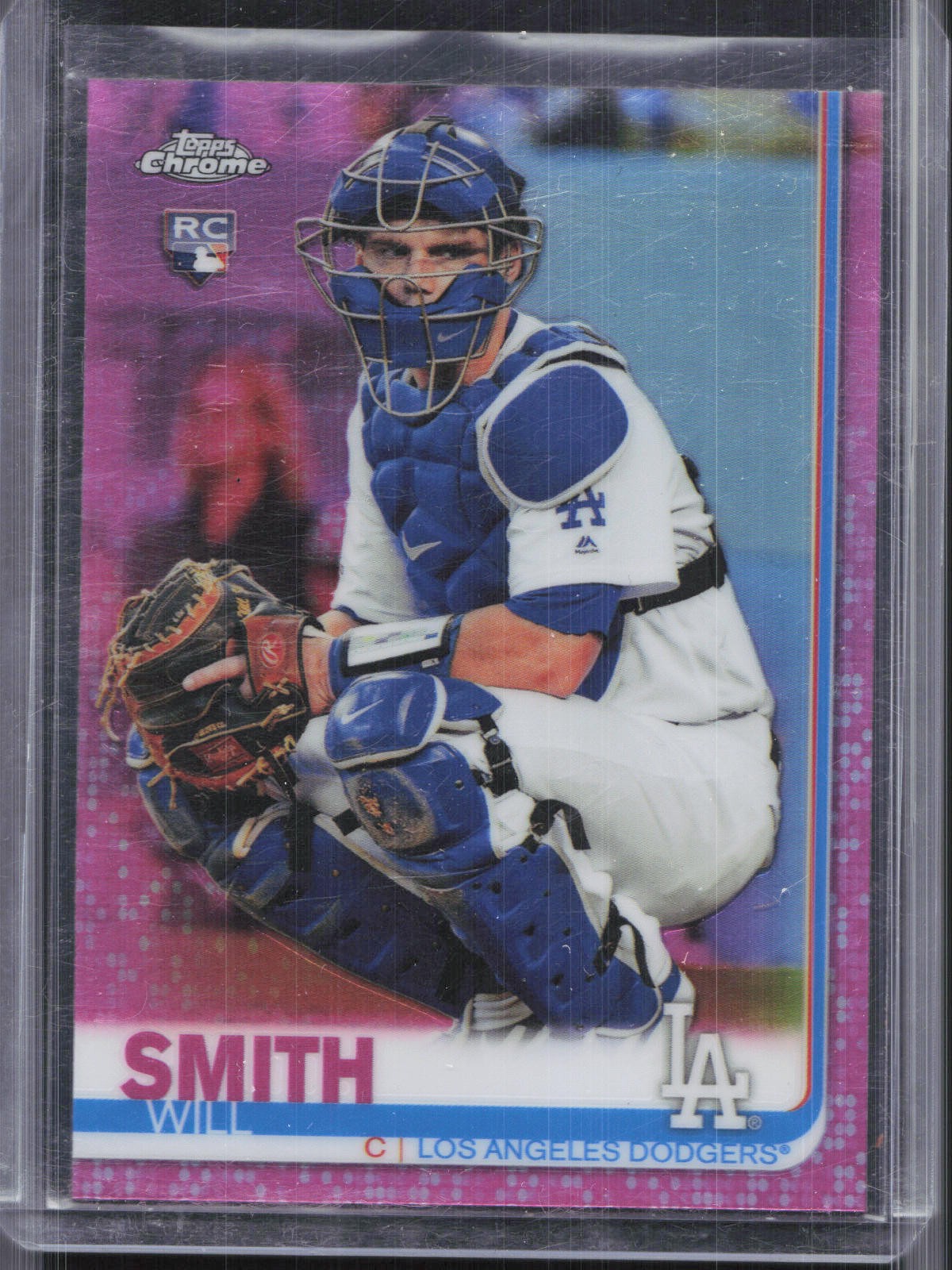 2019 Topps Chrome Update #47 Will Smith Pink Refractor Rookie