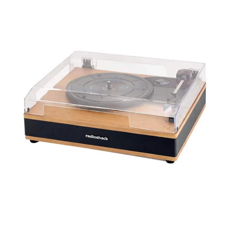 RadioShack retro turntable with built-in speakers