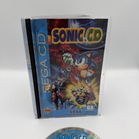 Sonic CD Sega CD CIB Complete Case Manual Game Tested