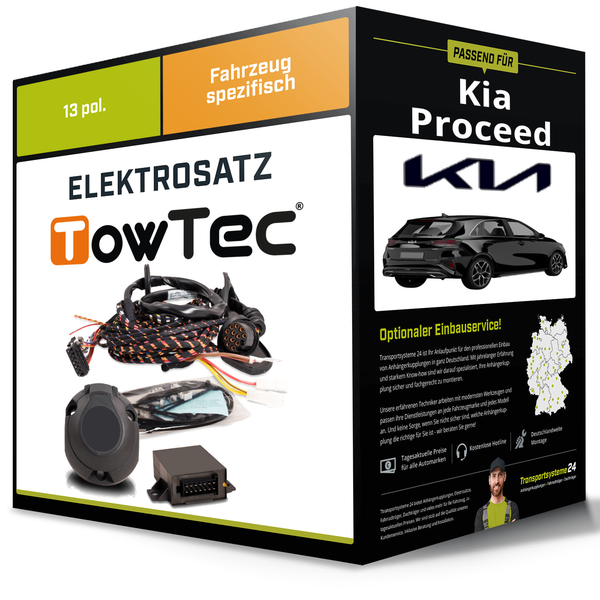 Elektrosatz 13-Pol Spezifisch für Kia Proceed 02.2019-Jetzt NEU-image