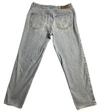 VTG Calvin Klein Jeans Easy Fit Jeans Mens 36x32 34x31 Blue Straight Leg Denim