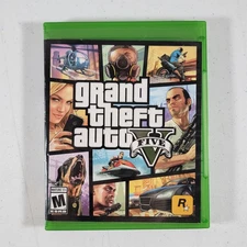 Grand Theft Auto V GTA 5 Xbox One, 2014 - Complete with Manual No Map Tested