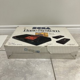 SEGA Master System Base System CIB Console Box 2 Controllers Hang-On Tested Work