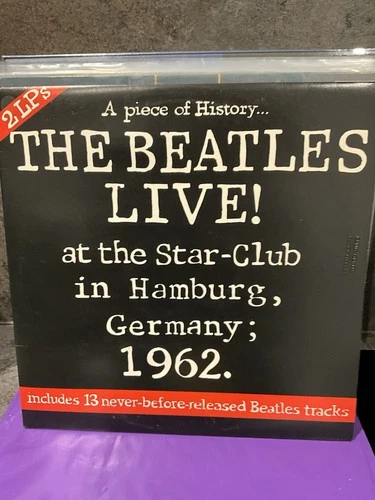 THE BEATLES/LIVE! AT THE STAR-CLUB IN HAMBURG,GERMANY;1962. 12"X2LP GATEFOLD