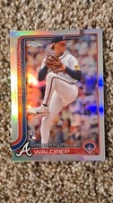 2025 Topps Chrome #90 Hurston Waldrep Refractor (RC) Rookie