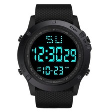 Waterproof Digital Sports Watch Military Tactical LED Backlight Wristwatch Men