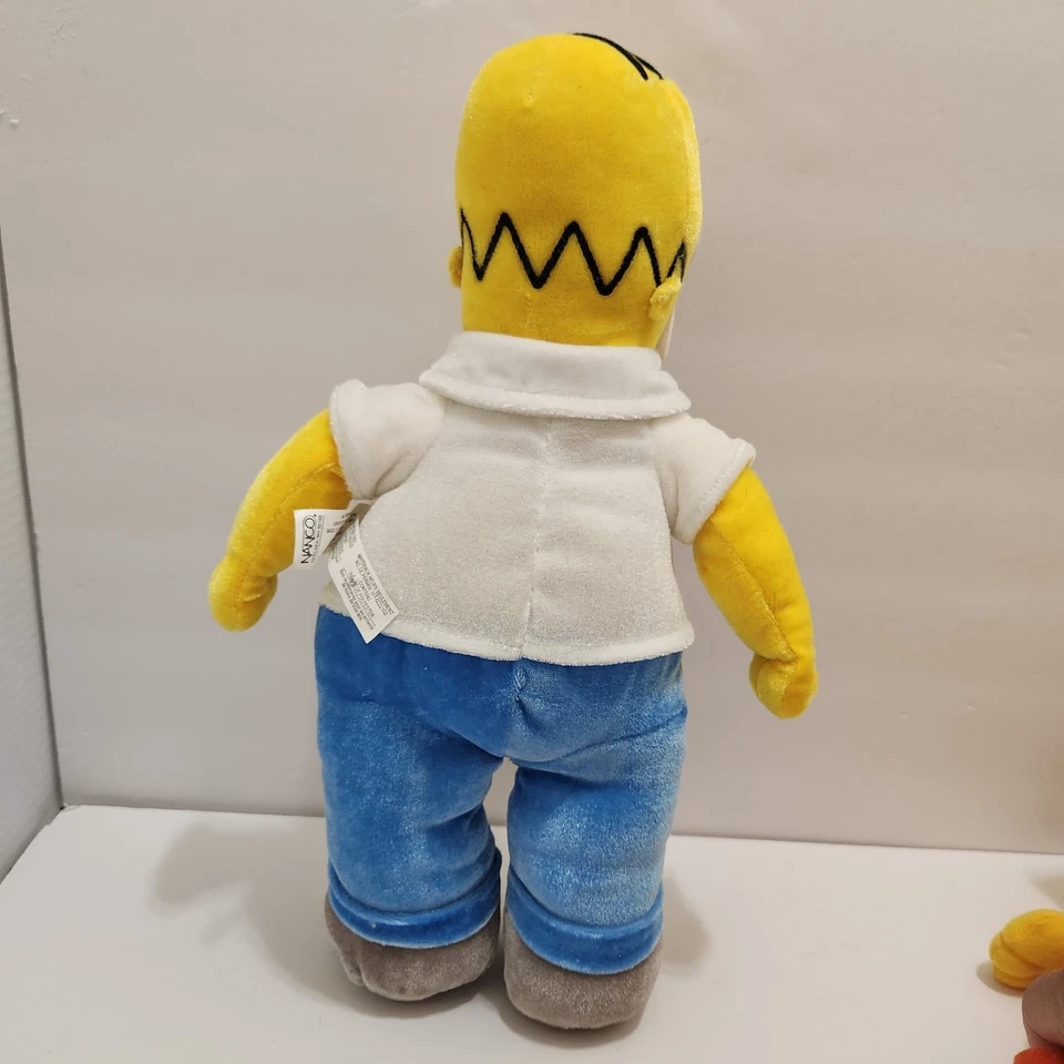Lote de 4 personajes de peluche de Los Simpson Homer Marge Lisa Bart 2005 NANCO ENVÍO Y DEVOLUCIÓN GRATUITOS Foto 4 de 4