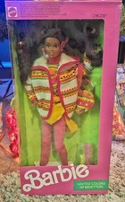 NUOVO! 1990 COLORI UNITI DI BENETTON CHRISTIE BARBIE!
