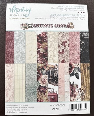 Mintay Papers 6  X 8  Paper Pad Antique Shop - New!