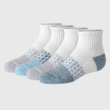 4-Pack Hanes Boys' Absolute Active Ankle Socks - White Large 3-9