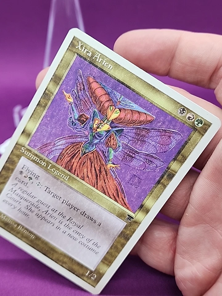 MTG Xira Arien Misprint Dirty Plate Missing Ink Error Chronicles EDH *CCGHouse* - Image 3 of 4