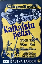 SPENCER TRACY Broken Lance  (1954) – Original Finnish Movie Poster – VF