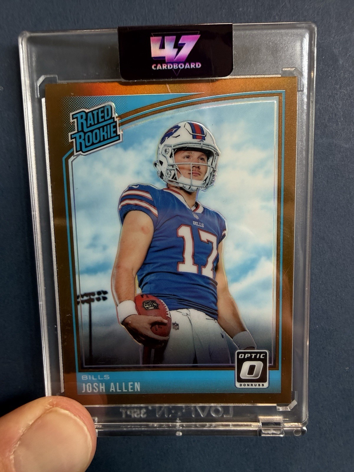 2018 Donruss Optic Rated Rookie Josh Allen #154 Bronze Prizm (RC) Buffalo Bills