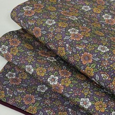 Pure Silk Kimono Small Pattern Floral Design, Used