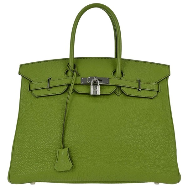 Hermes Anis Green Togo Birkin 35 Handbag □H 102.S 168772