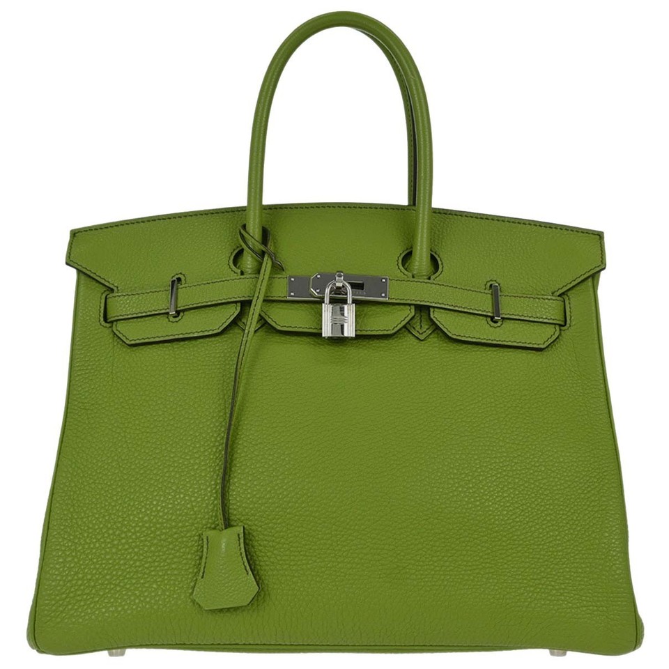 Hermes Anis Green Togo Birkin 35 Handbag □H 102.S 168772