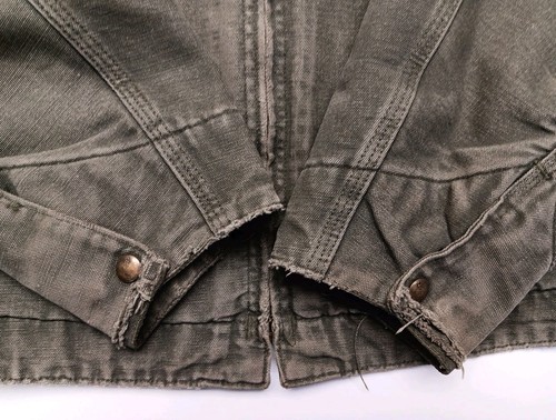 Vintage Carhartt Detroit Jacket J97 MOS Size Large Green Plaid Blanket Lined USA by Carhartt, Size L, $429 - Photo 19