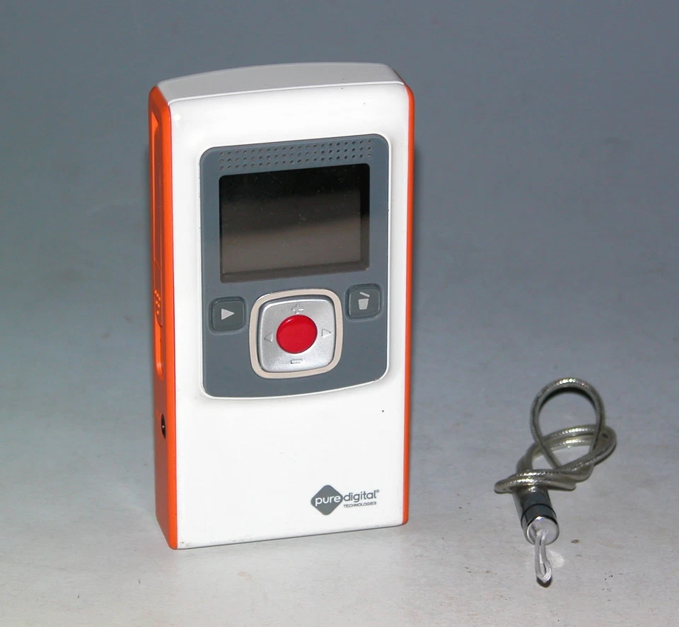 Flip Video F260N / PSV-552 60 Minutes Flash Media Camcorder - Orange #2267 - Image 2 of 3