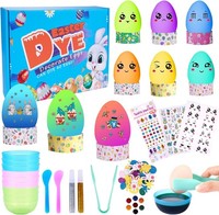 Ostern Eierfarben Set Kinder Bastelset Ostereier Frben Sticker Diy