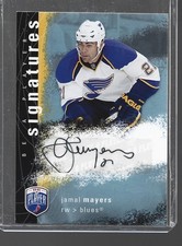 Jamal MAYERS  2007-08 Be A Player SIGNATURES Auto #S-JM - Blues / Blackhawks