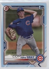 2021 Bowman Draft Sky Blue 150/499 Drew Gray #BD-35 03ou