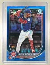 Kevin Alcantara 2025 Bowman Chrome #44 Blue Refractor Rookie RC /150