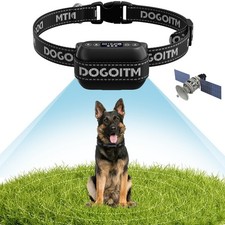 Wireless Dog Fence with 3 Warning Modes, Electric Dog Fence Collar with Real-...