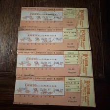 4 billets Houston Rodeo Randy Travis 25/02/94