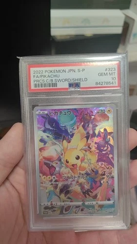 PSA 10 Pikachu #323/S-P 2022 Precious Collectors Promo Japanese Pokemon Full Art
