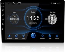 Stereo auto autoradio 10 pollici android 10 2 din gps wifi front estraibile