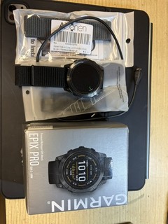 Garmin Epix Pro Gen2 Sapphire 51mm Titanium GPS Smartwatch 32GB Black Band
