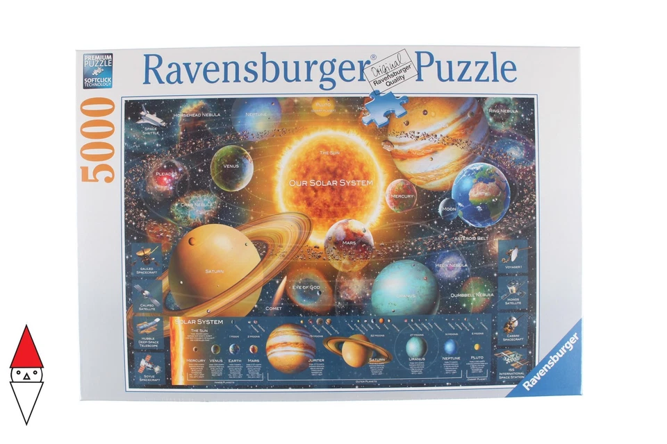 PUZZLE TEMATICO RAVENSBURGER SPAZIO ODISSEA NELLO SPAZIO 5000 PZ - Immagine 2 di 4