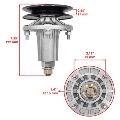 4168190 Deck Spindle for Bobcat CRZ 942600 942604 48