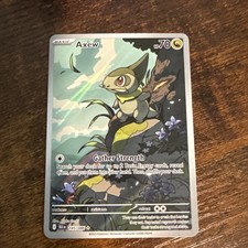 Pokemon Axew 145/086 Illustration Rare SV: Black Bolt Full Art Holo NM on eBay