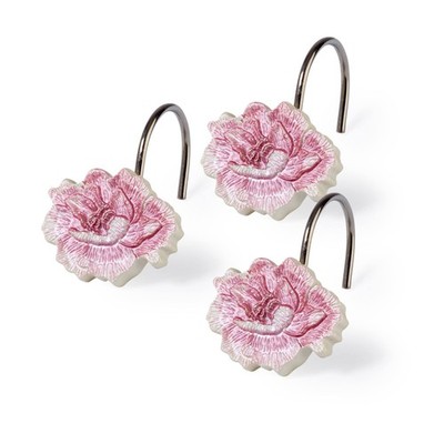 Dublin Rose Collection Shower Hooks Beige