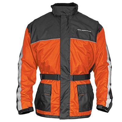 NELSON-RIGG SSJ SOLO STORM MOTORCYCLE RAIN JACKET 4XL ORANGE SSJ-ORG-07-4XL