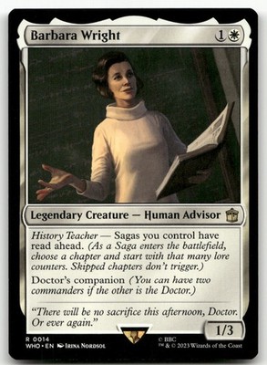 Barbara Wright #14 (NM) Doctor Who WHO Magic MTG