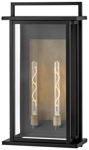 Hinkley Langstone 28" High Black 2-Light Outdoor Wall Light - Picture 1 of 7