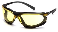 Pyramex Proximity Foam Sealed Safety Glasses Anti Fog Black Frame 99 Uv Prote...