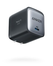 Anker Nano USB C Charger,65W GaN II PPS Fast Compact Foldable Charger black