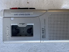 Sony M-447 Microcassette Registratore Vocale Testato Funzionante