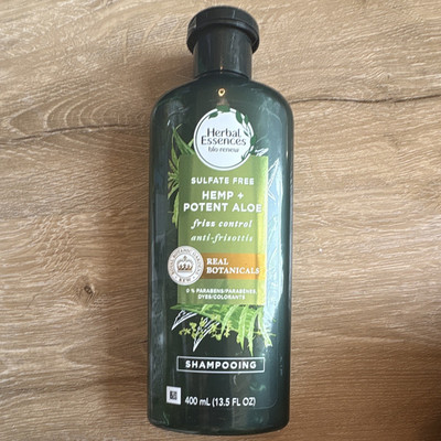 Herbal Essences bio:renew Sulfate-Free Frizz Control Hemp Aloe Shampoo 13.5 oz