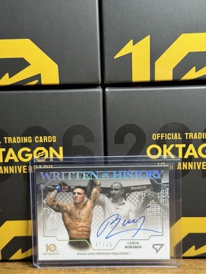 Oktagon 10Th Anniversary Gábor Boráros Written in History Signature 17/45