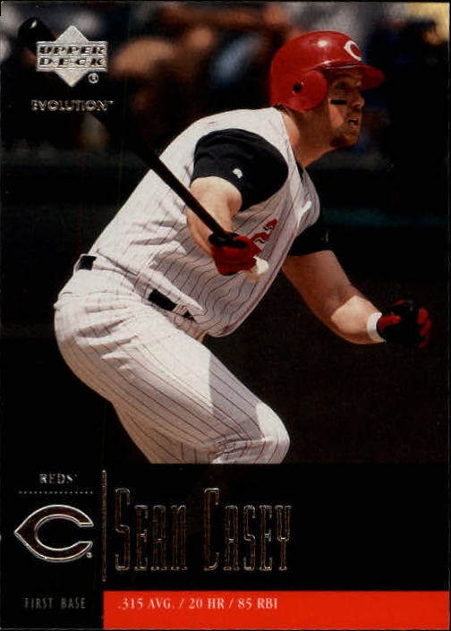 2001 Upper Deck Evolution #87 Sean Casey - BB