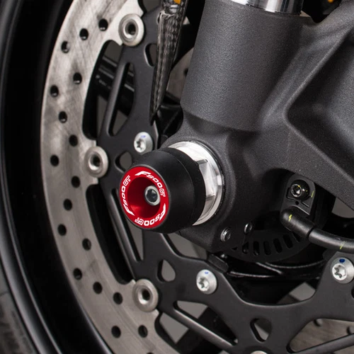 For BMW F800GT 2004-2017 2018 Front Wheel Fork Slider Axle Crash Protector Cap - Picture 12 of 27