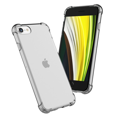For iPhone SE 2020 (2nd Generation) Clear Case 7 8 Silicone Shockproof Cover - 第 11/19 張圖片